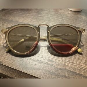 Karen Walker Stylish Gold Sunglasses